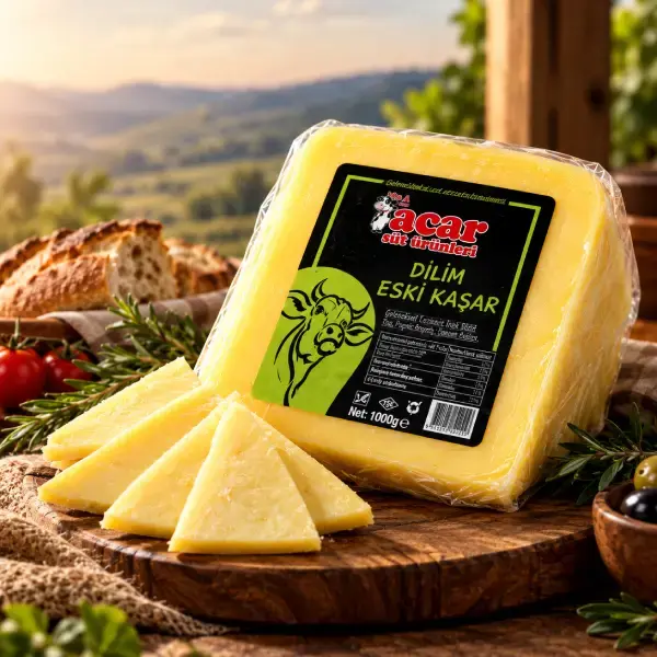 Dilim Eski Kaşar (Kars Kaşarı) 1000 g