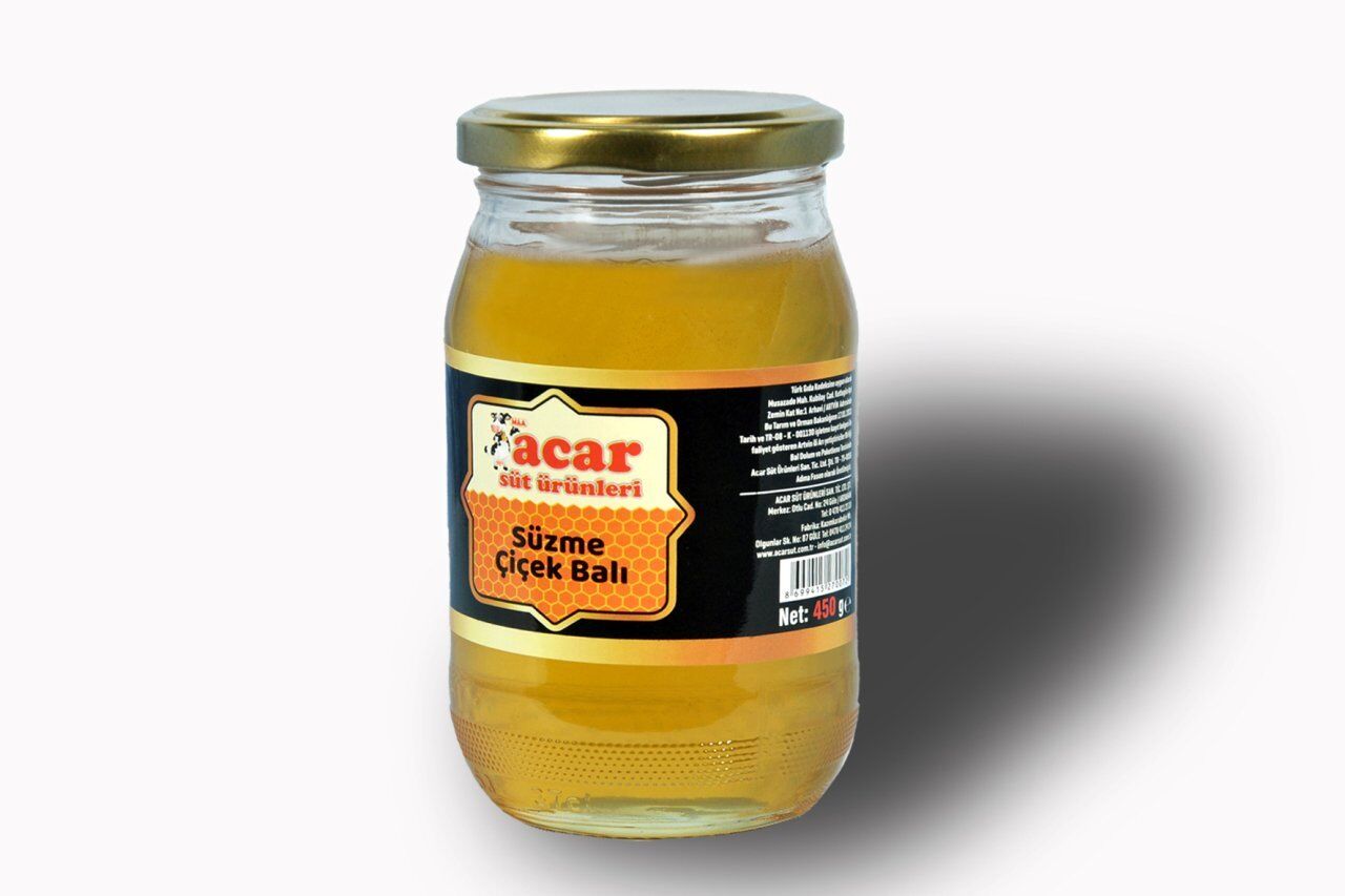 Süzme Çiçek Bal  450 g